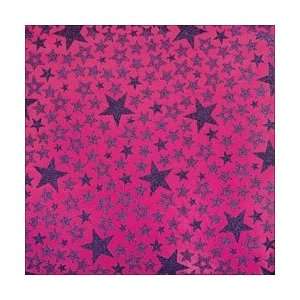 American Crafts Patterned Glitter Cardstock 12X12 Stars 