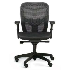  Polo Chair with Black Mesh Back and Fabric Seat Office 