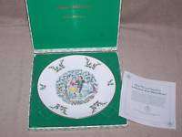 Royal Doulton 1977 Christmas Plate 1st in Series  