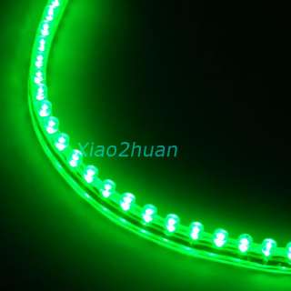 Flexible Car Strip Light Bulb Green Waterproof 24 LED  
