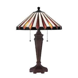   Quoizel TF1133T Marquis 2 Light Tiffany Table Lamp