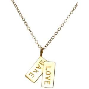  Make Love Necklace (Gold Vermeil) Jewelry