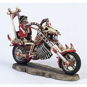  Death Rider Skull Figurine