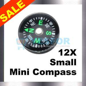 Hot Lot of 12pcs 20mm Small Mini Compasses Wholesale  