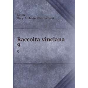  Raccolta vinciana. 9 Italy. Archivio storico civico Milan Books