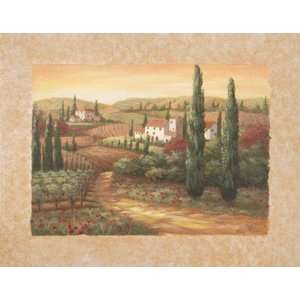  Tuscan Sunset II by Vivian Flasch 28x22