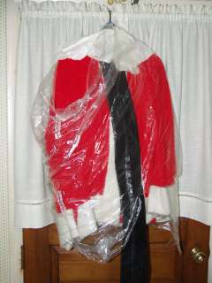 Vintage Quality Hand Made Real Santa Claus Costume Suit  