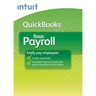 Intuit QuickBooks Basic Payroll 2012   Windows 028287033658  