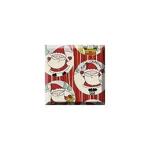    1ea   24 X 100 Santa In Circles Gift Wrap