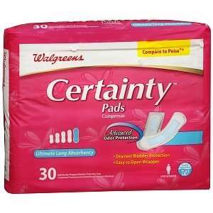  Certainty Bladder Protection Pads for Women, Ultimate Long 