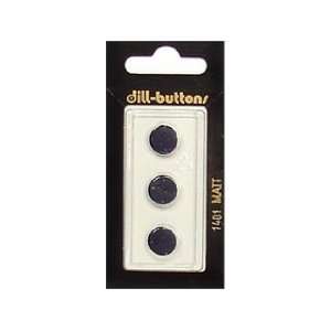  Dill Buttons 11mm 2 Hole Navy 3 pc (6 Pack)