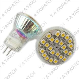 MR11 G4 Warm White 24 SMD 5050 LED Light Bulb Lamp Spotlight 200 240V 