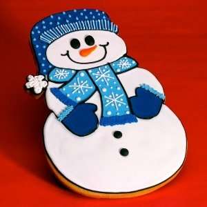 Snowman Colossal Cookie  Grocery & Gourmet Food