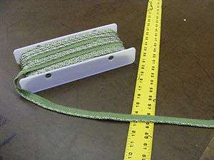 WHOLESALE 24 yards conso lip cord trim green,gold,blue upholstery lip 