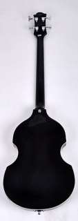 Douglas WVEB 833 Black Violin Bass Guitar Semi Hollow  