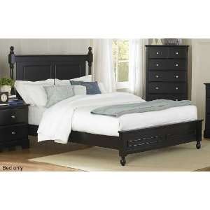  Queen Size Cottage Style in Black Finish