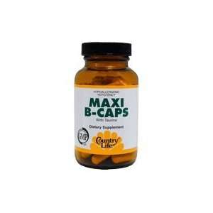 Country Life   Maxi B with Taurine For Added Nerve Stability   100 mg 