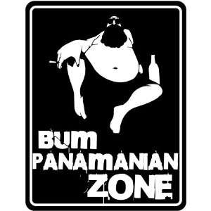    Bum Panamanian Zone  Panama Parking Sign Country
