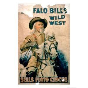 Buffalo Bills Wild West, Sells Floto Circus Giclee Poster 