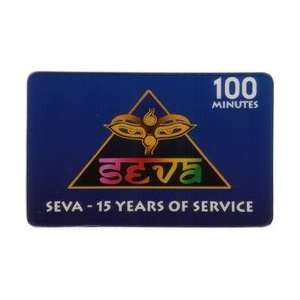  Collectible Phone Card 100m Seva   15 Years of Service 