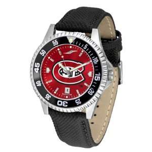  St. Cloud State Huskies NCAA Mens Leather Anochrome Watch 