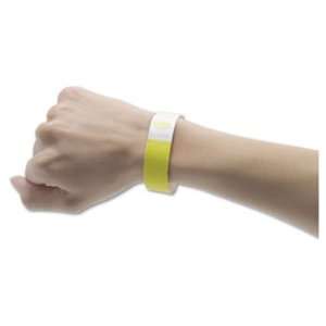  Crowd Management Wristbands, Sequentially Numbered, Yellow 