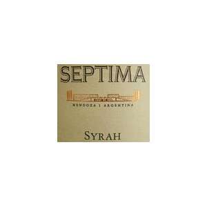  Bodega Septima Syrah 2007 750ML Grocery & Gourmet Food