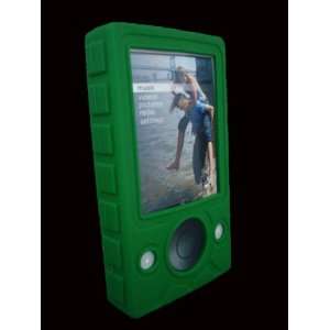  Silicone Skin for 30GB Microsoft Zune   Green  Players 