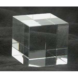 Creative Gifts OPTIC CUBE PAPERWEIGHT, 2 3/8 