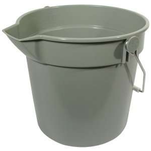  Gray Continental 8110 10 Quart Round Multi Purpose Bucket 