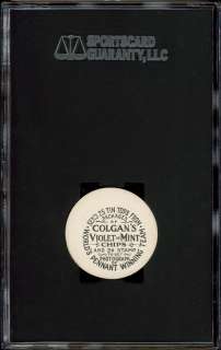 1912 E270 Colgans Chips Tin Tops Honus Wagner SGC 88  