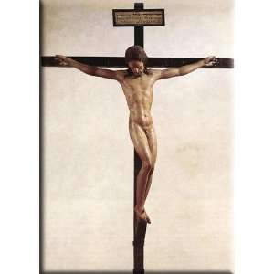  Crucifix 11x16 Streched Canvas Art by Michelangelo