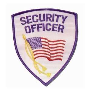 SECURITY OFFICER Guard American Flag Shoulder Uniform Patch Emblem 