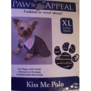  Dog Kiss Me Polo Shirt XL Costume or Special Apparel Pet 