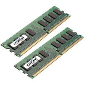  Crucial Technology, 4GB kit (2GBx2) 240 pin DIMM (Catalog 