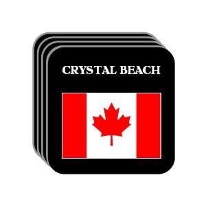  Canada   CRYSTAL BEACH Set of 4 Mini Mousepad Coasters 