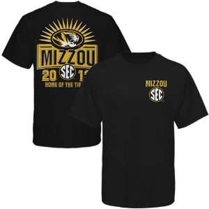 NCAA Missouri Tigers 2012 SEC T Shirt   Black  Sports 