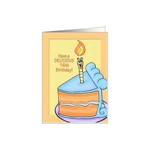  Tasty Cake Humorous 16th Birthday Card Card Toys & Games