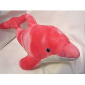  Seaworld Dolphin Plush Toy Pink 18 Collectible 