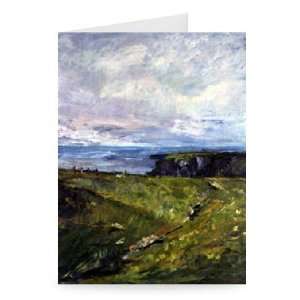 Seaview, Cornwall, 1997 (oil on canvas) by   Greeting Card (Pack of 