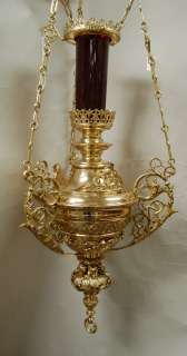 World Class Very Ornate Sanctuary Lamp + + chalice & vestment co 