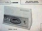 RCA ch. RC 1202K, 1202​L, 1202M, 1202​N, MODELS 1 RA 30,  44,  60 