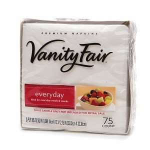  Vanity Fair Everyday Napkins with Dispenser, 75 ea 