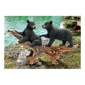  Mischievous Bear Cubs Statue Patio, Lawn & Garden