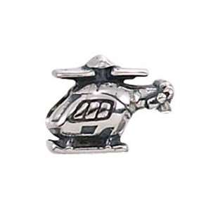  Genuine Zable (TM) Product. 925 Sterling Silver Helicopter 