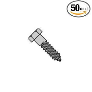  Hex Lag Screw 18 8 Stainless Steel 1/2 X 1 3/4 (Pack of 50 