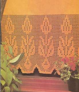 Thread Crochet Curtain Pattern Filet Curtain Lace  