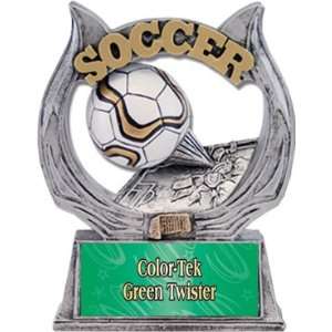  Hasty Awards 6 Custom Soccer Ultimate Resin Trophy GREEN 
