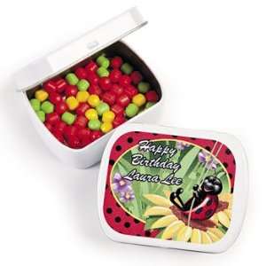 Personalized Ladybug Candy Tins   Candy Grocery & Gourmet Food