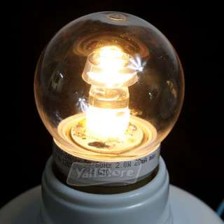 E27 2W 100 240V 120LM Energy saving CREE Full Transparent LED Lamp 